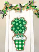 Load image into Gallery viewer, St. Patrick&#39;s Day Hand Tied Garland with Gold