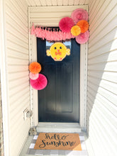 Load image into Gallery viewer, Easter Burlap Door Hanger - Chick-a-dee Boy