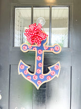 Load image into Gallery viewer, Anchor Navy Door Hanger