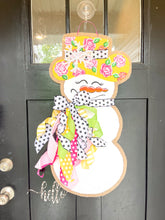 Load image into Gallery viewer, Sassy Snowgal in Yellow Floral Hat