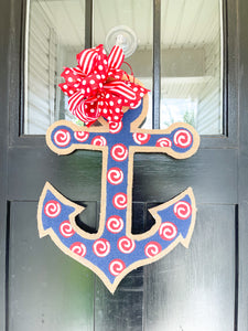 Anchor Navy Door Hanger