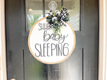 Load image into Gallery viewer, Farmhouse Door Hanger - Baby Sleeping