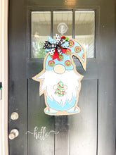 Load image into Gallery viewer, Christmas Cake Gnome Burlap Door Hanger
