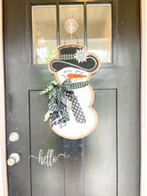 Load image into Gallery viewer, Small Sassy Snowgal in Farmhouse Green and Black