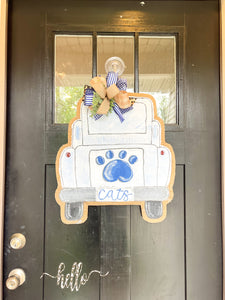 Go Big Blue Truck Door Hanger