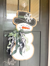 Load image into Gallery viewer, Sassy Snowgal in Farmhouse Green and Black
