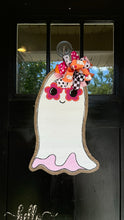 Load image into Gallery viewer, Flower Glasses Ghost Halloween Door Candy