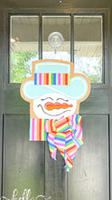 Load image into Gallery viewer, Small Jolly Snowgal in Turquoise with Rainbow