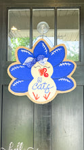 Load image into Gallery viewer, Thanksgiving Turkey Door Hanger - Blue Football
