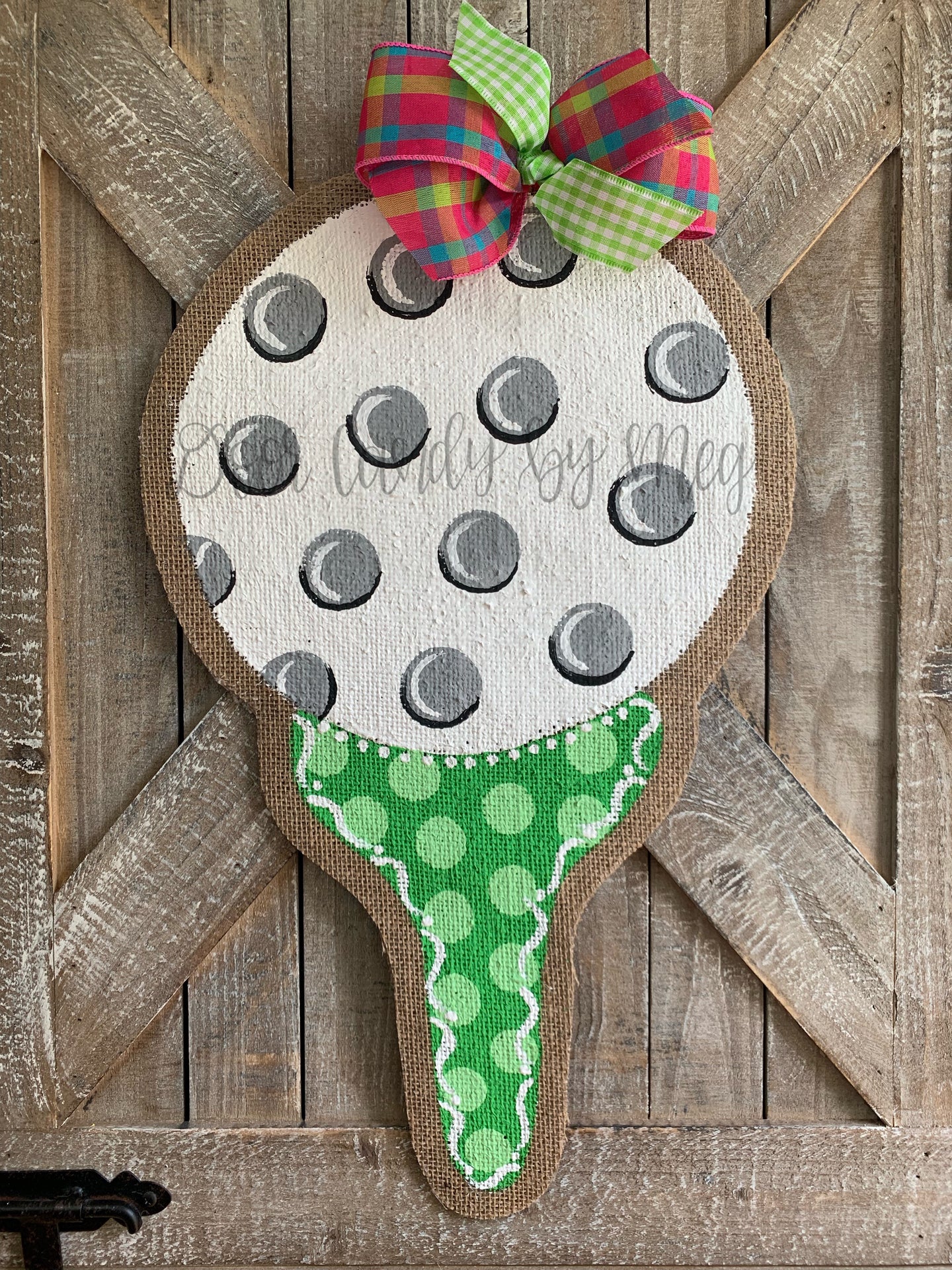Green Golf Tee