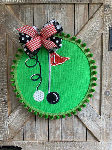Golf Green Door Hanger