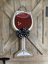 Load image into Gallery viewer, It&#39;s Wine Time Burlap Door Hanger