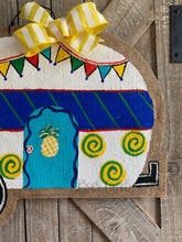 Load image into Gallery viewer, Camper Door Hanger in Red/Blue/Yellow
