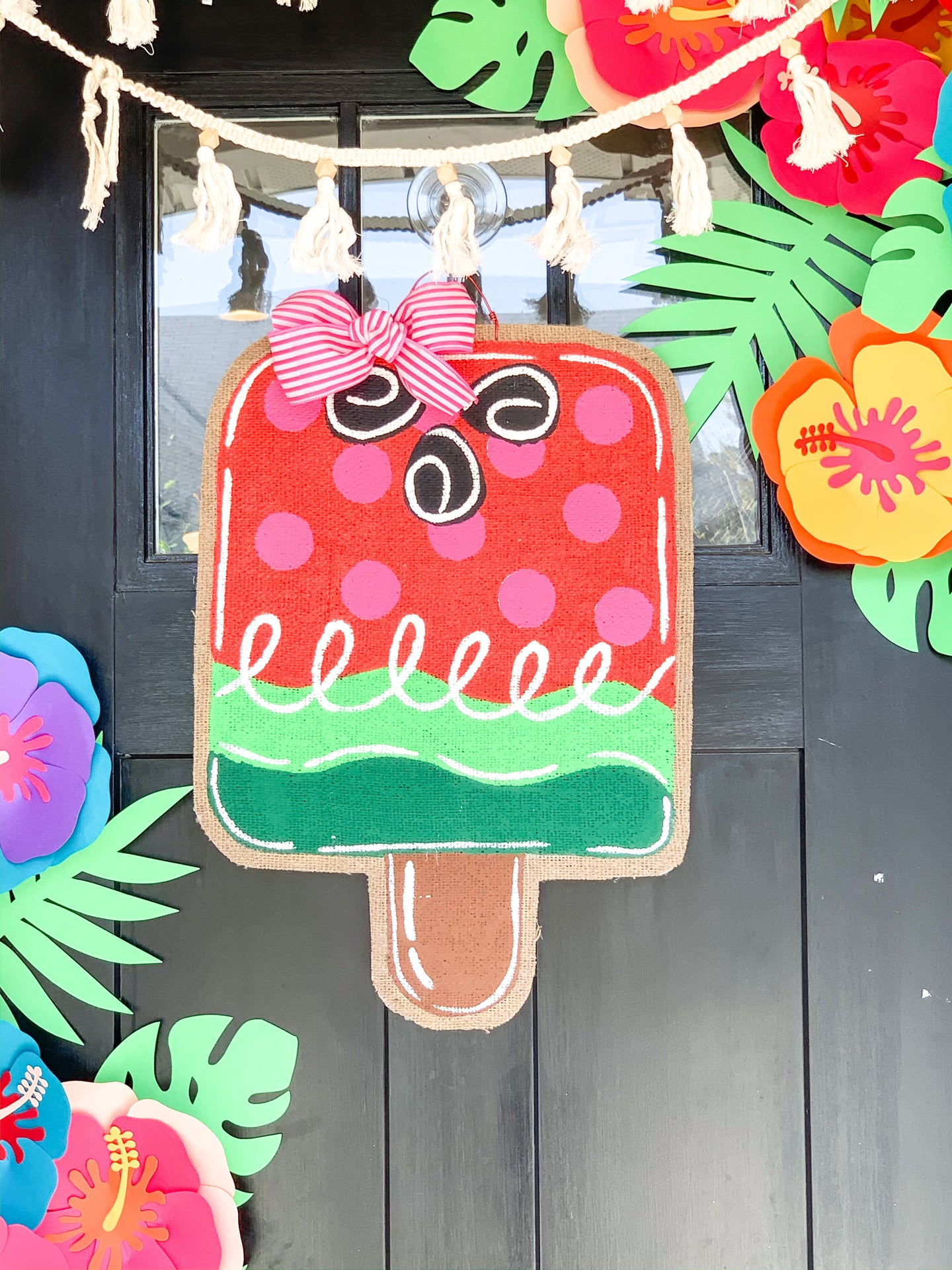 Watermelon Popsicle Door Hanger
