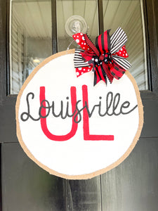 Louisville Circle Door Hanger
