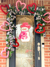 Load image into Gallery viewer, Valentine’s Day Leopard Extra Small Sassy Snowgal in Pink