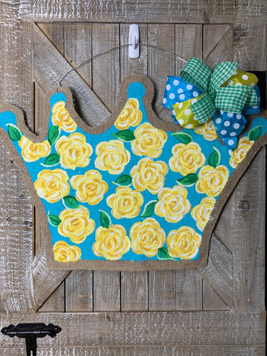 Yellow Lilly Inspired Tiara