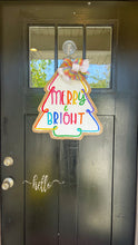 Load image into Gallery viewer, Merry and Bright Tree Door Hanger