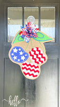 Load image into Gallery viewer, Patriotic Cherry Door Hanger