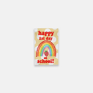 Happy First Day of School Garden Flag - 12" x 18"