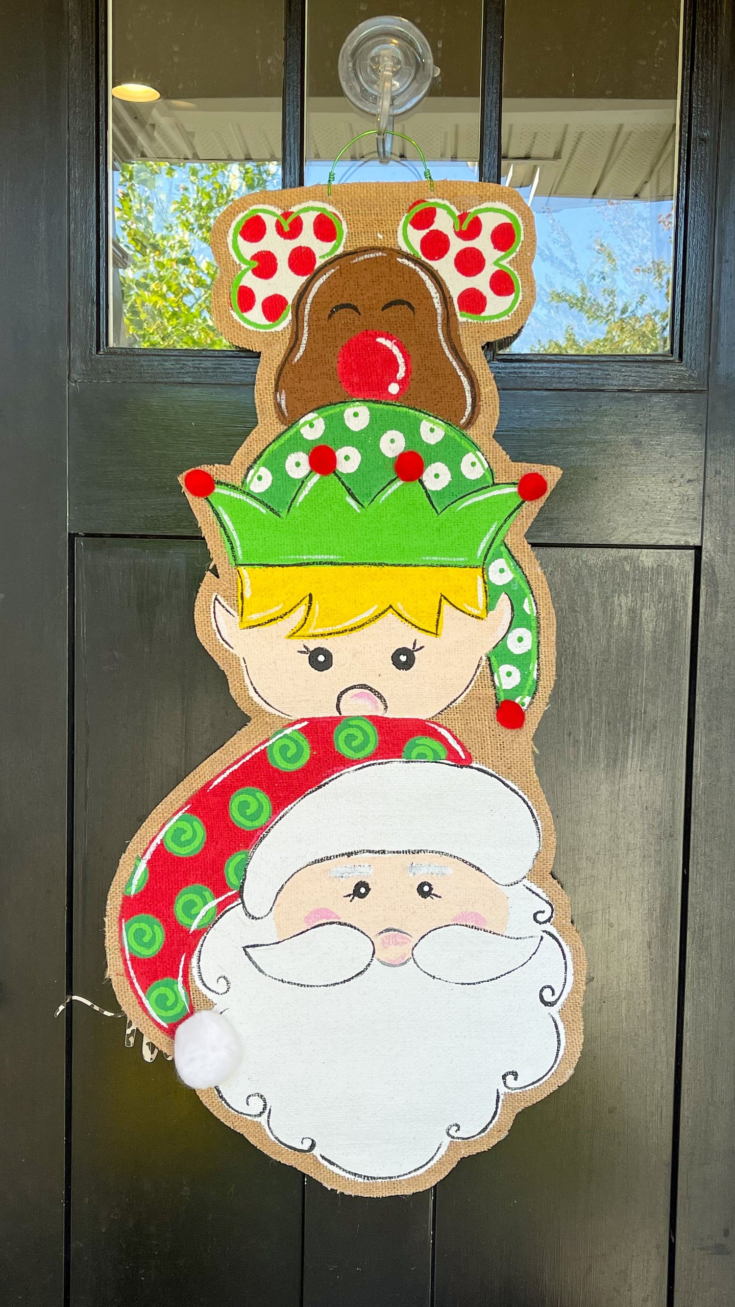 Large Christmas Stack in Red/Green