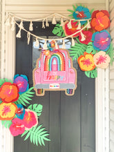 Load image into Gallery viewer, Be Happy Rainbow Truck Door Hanger
