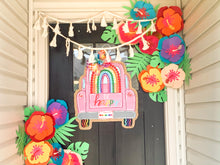 Load image into Gallery viewer, Be Happy Rainbow Truck Door Hanger
