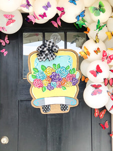 Spring Flowers Truck Door Hanger