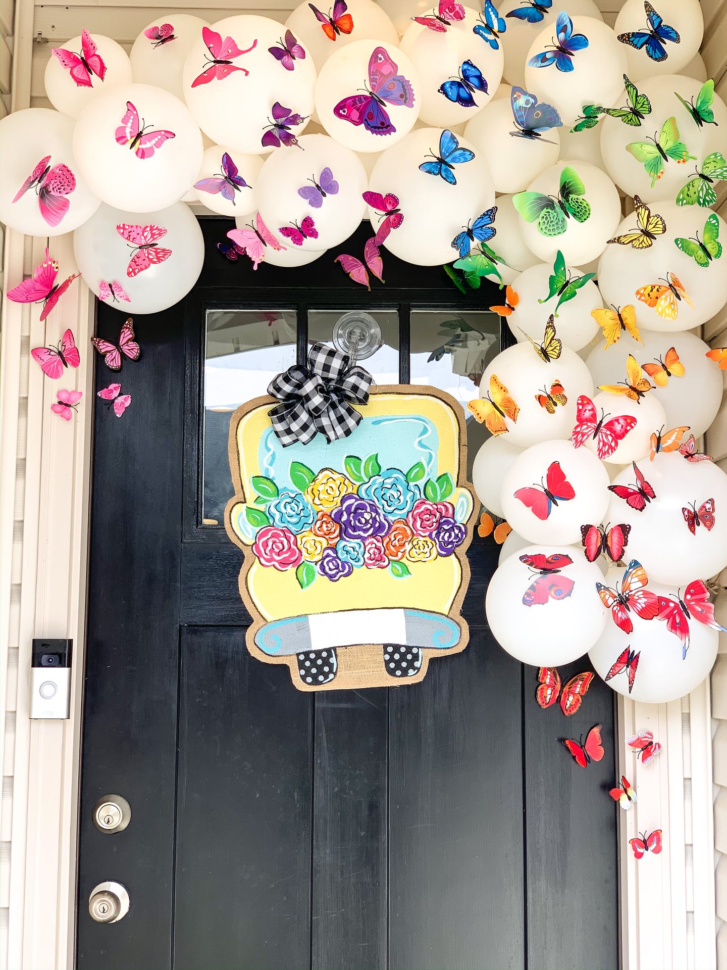 Spring Flowers Truck Door Hanger