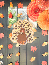 Load image into Gallery viewer, Thanksgiving Turkey Door Hanger - leopard