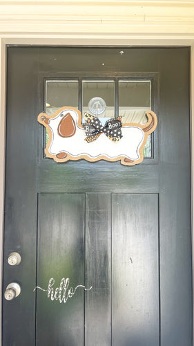 Ghost Halloween Doxie red/brownDoor Candy