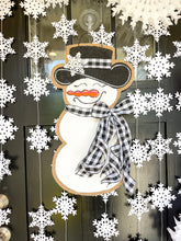 Load image into Gallery viewer, Small Sassy Snowgal in Black and White Buffalo Check