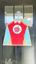 Load image into Gallery viewer, Derby Silk Door Hanger in Turquoise