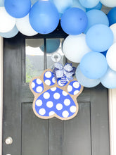 Load image into Gallery viewer, Big Blue Polka Dot Cat Paw