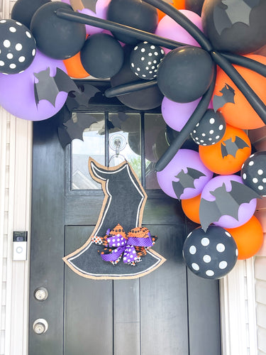 Witch Hat - Halloween Door Hanger