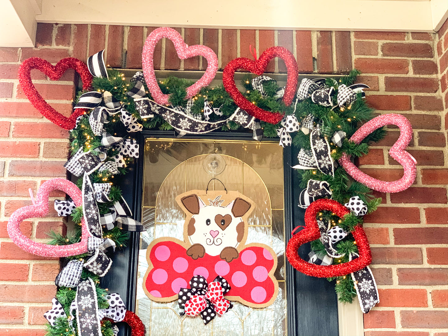 Dog Bone Door Hanger - Puppy Love