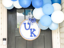Load image into Gallery viewer, Big Blue Circle Door Hanger
