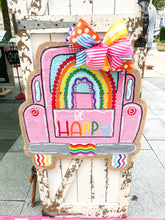 Load image into Gallery viewer, Be Happy Rainbow Truck Door Hanger