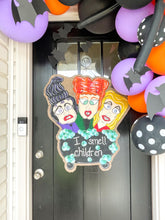 Load image into Gallery viewer, Large Three Witches Halloween Door Hanger - Hocus Pocus Inspired
