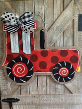 Load image into Gallery viewer, Red Tractor Door Hanger