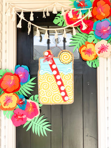 Lemonade Burlap Door Hanger