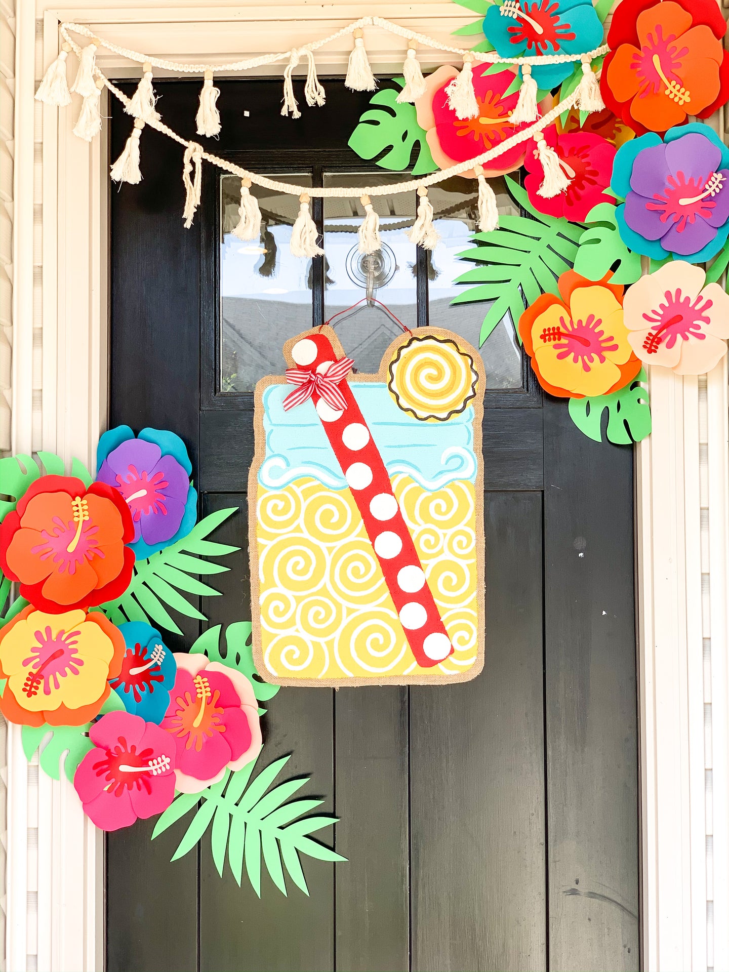 Lemonade Burlap Door Hanger
