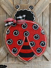 Load image into Gallery viewer, Ladybug Door Hanger