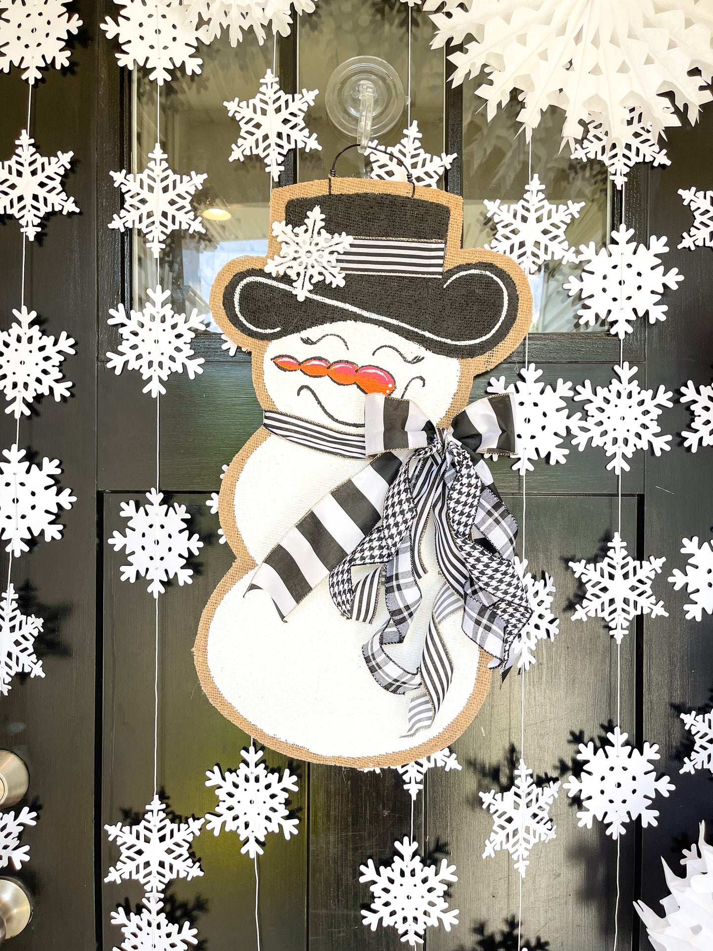 Small Sassy Snowgal in Black and White