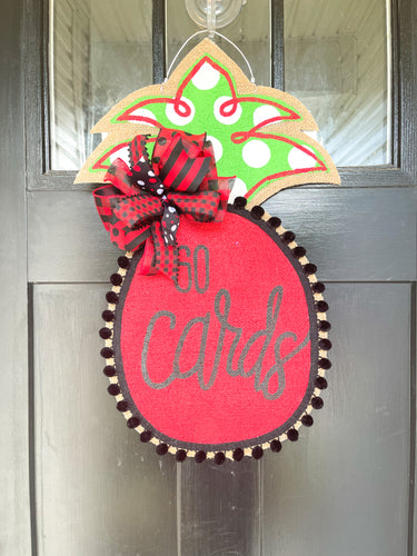 Go Cards Pineapple Door Hanger