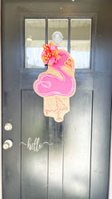 Load image into Gallery viewer, Small Pink Flamingo Door Hanger