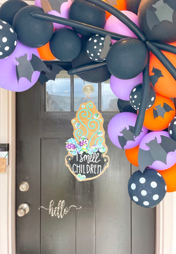 I Smell Children Halloween Door Hanger - Hocus Pocus Inspired