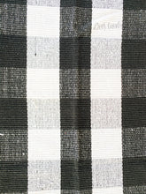 Load image into Gallery viewer, Black &amp; White Buffalo Check Door Mat Rug