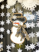 Load image into Gallery viewer, Small Sassy Snowgal in Black and White with Leopard