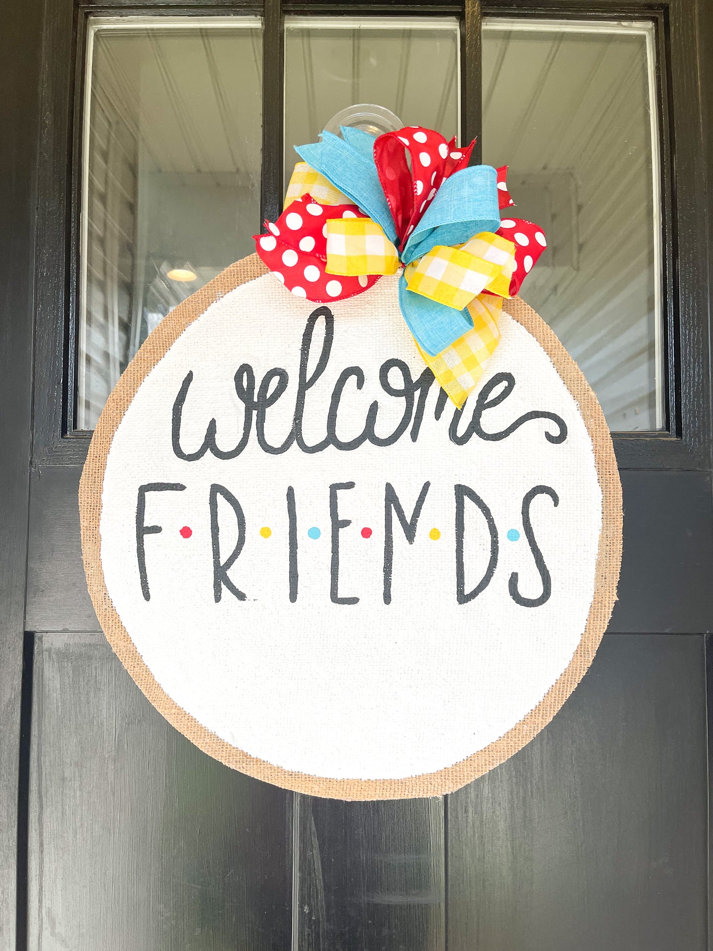 Welcome Friends Door Hanger
